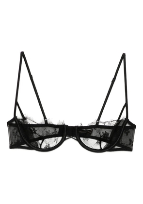 Kiki de Montparnasse all over lace balconette - Black