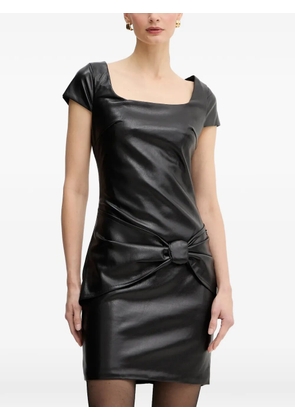 GUESS USA knot short-sleeve mini dress - Black