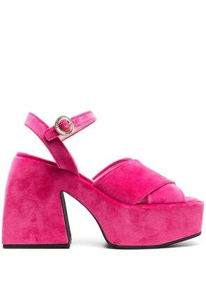 Nodaleto Bulla Joni velvet sandals - Pink