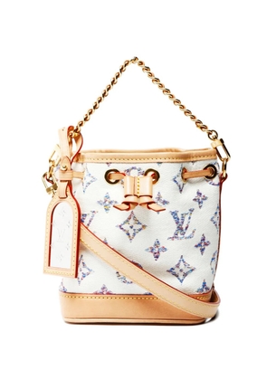 Louis Vuitton Pre-Owned 2021-2025 nano Noe shoulder bag - White