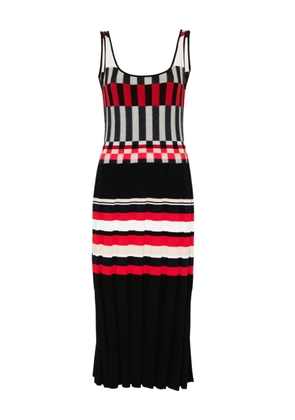 colville Madras midi dress - Black