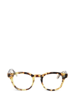 Kador Woody cal 49 round-frame glasses - Yellow