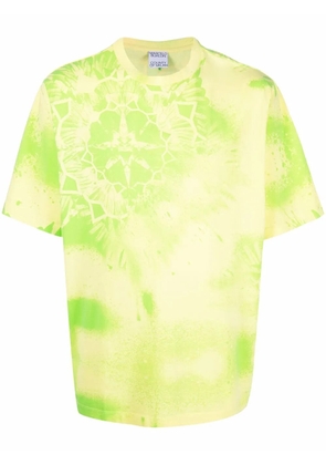 COUNTY OF MILAN Kaleidoscope Wings print T-shirt - Green