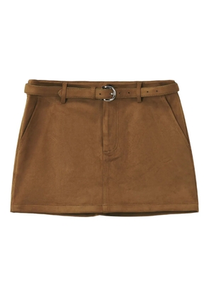 b+ab belted pocket skirt - Brown