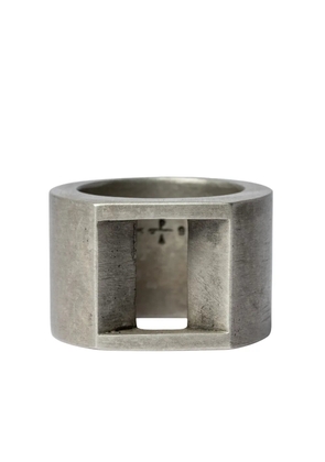 Parts of Four Crescent Plane Getaway ring - Silver