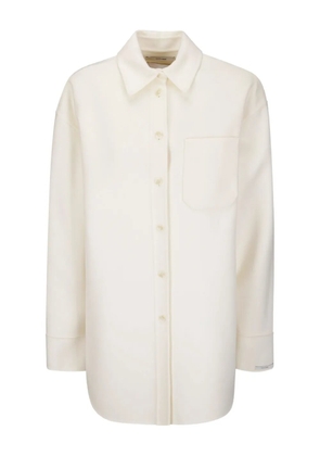 Sportmax Riber chest-pocket shirt - Neutrals