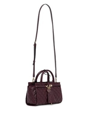 GUESS USA Idra quilted tote bag - Purple