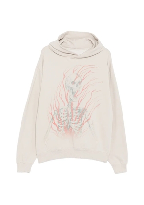 WARMAN graphic hoodie - Neutrals