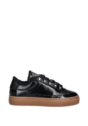 Furla lace-up platform sneakers - Black