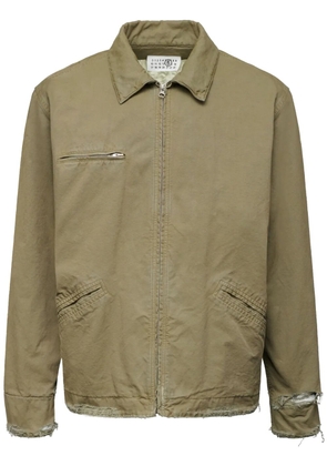 MM6 Maison Margiela cotton shirt jacket - Green
