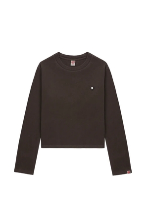 APEE™ by *A BATHING APE® long sleeve appliqué T-shirt - Brown