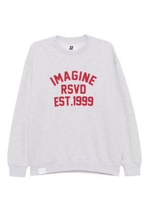 izzue printed sweatshirt - Grey