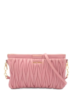 Miu Miu Pre-Owned 2000 matelasse shoulder bag - Pink