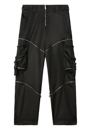 Off-White zip cargo pants - Black