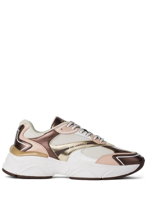 Karl Lagerfeld Komet metallic sneakers - Brown
