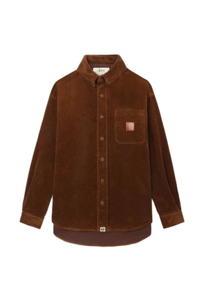 APEE™ by *A BATHING APE® chest-pocket corduroy shirt - Brown