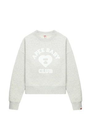 APEE™ by *A BATHING APE® baby logo sweater - Grey