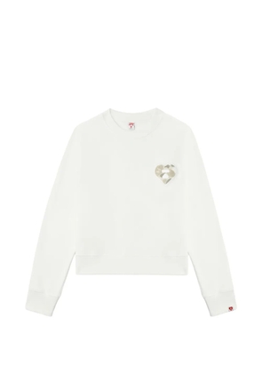 APEE™ by *A BATHING APE® heart appliqué sweater - White