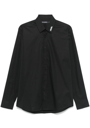 Karl Lagerfeld logo-embellished shirt - Black