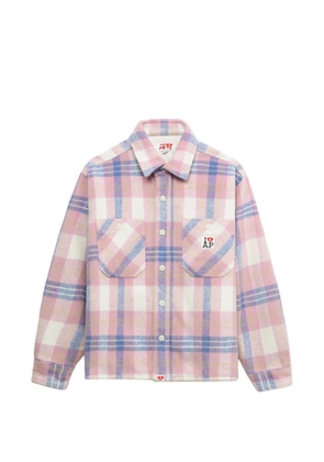 APEE™ by *A BATHING APE® pocket plaid shirt - Pink