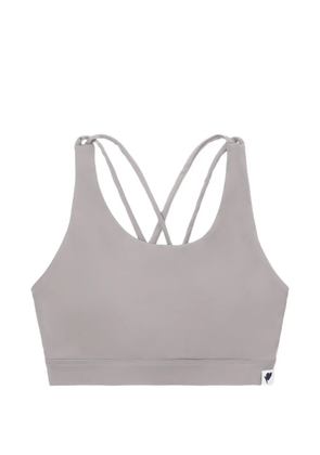 APEE™ by *A BATHING APE® crossover straps sport bras - Grey