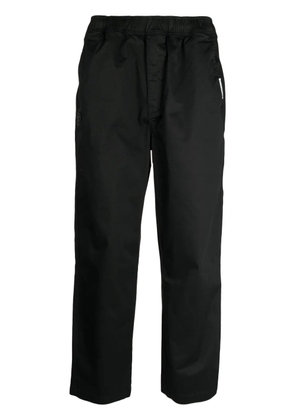 AAPE BY *A BATHING APE® elastic-waist straight-leg trousers - Black