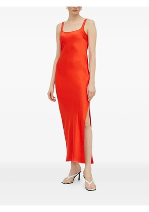 SAMSOE SAMSOE Sunna side-slit midi dress - Red