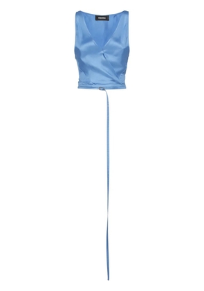 DSQUARED2 strap-detail vest - Blue