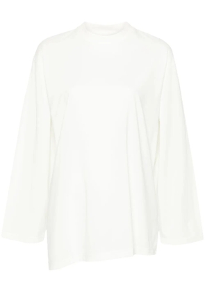 Y-3 Premium asymmetric T-shirt - White