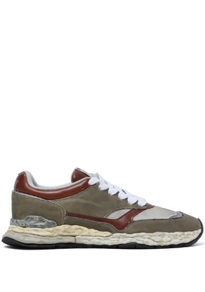 Maison MIHARA YASUHIRO George panelled canvas sneakers - Brown
