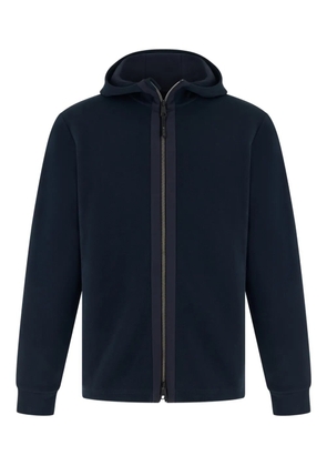 Boggi Milano full-zip piqué sweatshirt - Blue