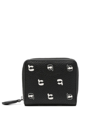 Karl Lagerfeld logo-debossed wallet - Black