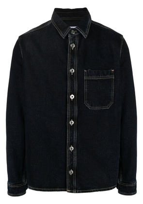 Off-White long-sleeve denim shirt - Blue