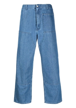 MM6 Maison Margiela straight-leg cut trousers - Blue