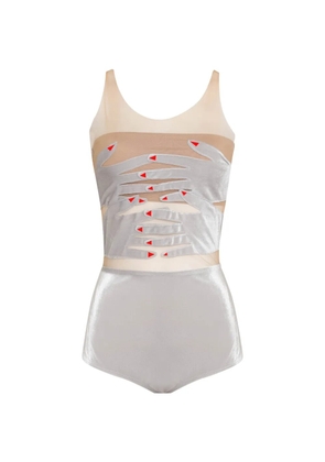 Brigitte Carnaval/Festival Maos cut-out swimsuit - Grey