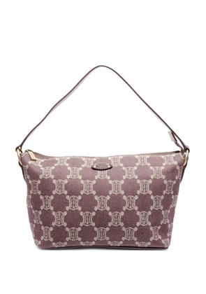 Celine Pre-Owned 2000s Macadam canvas shoulder bag - Purple