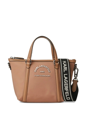 Karl Lagerfeld mini Rue St-Guillaume tote bag - Brown