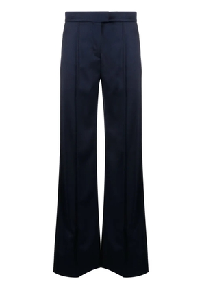 SA SU PHI flared wool trousers - Blue