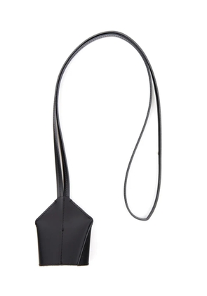 MM6 Maison Margiela leather key lanyard - Black