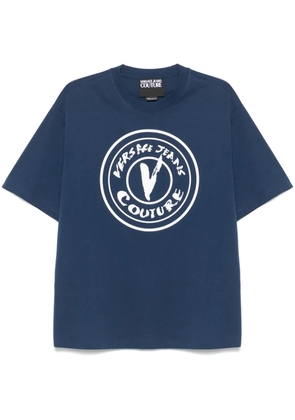Versace Jeans Couture logo-print T-shirt - Blue