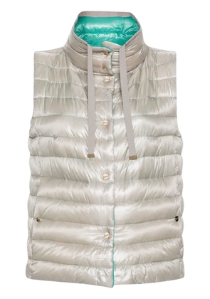 Herno reversible padded gilet - Grey