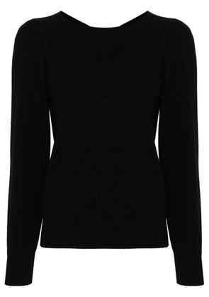 TWINSET dual-use cut-out jumper - Black