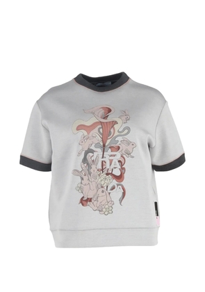 Prada Pre-Owned bunny-print T-shirt - Grey