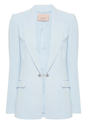 TWINSET Cady crepe blazer - Blue