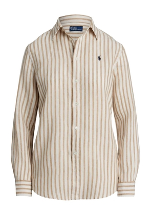 Polo Ralph Lauren striped button-up shirt - Neutrals