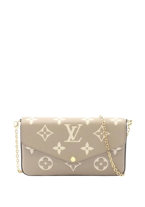 Louis Vuitton Pre-Owned 2021-2025 Bicolor Monogram Empreinte Pochette Felicie crossbody bag - Brown