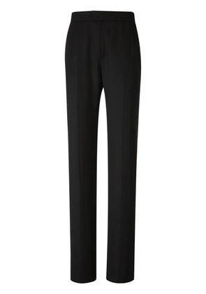 Alexander McQueen satin-trim trousers - Black
