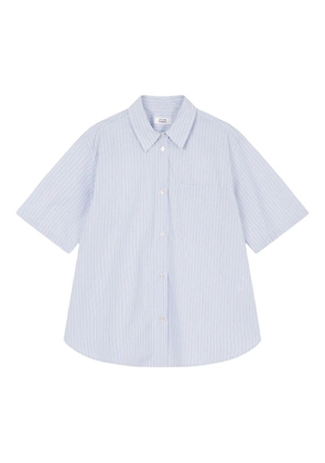 TOMBOY short-sleeve striped shirt - Blue