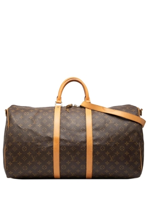 Louis Vuitton Pre-Owned 1994 Monogram Keepall Bandouliere 55 travel bag - Brown