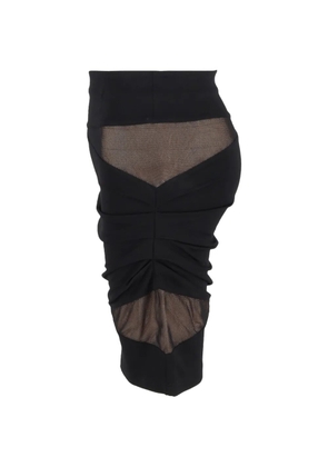 Pre-Owned Alexander Wang sheer-details mini skirt - Black